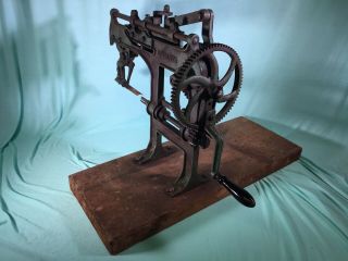 Bonanza Antique Cast Iron Apple Peeler Corer Goodell Patent 1886