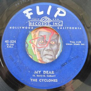 Hear Cyclones 45 My Dear / Do You Love Me Flip 324 Doo Wop R&b Richard Berry