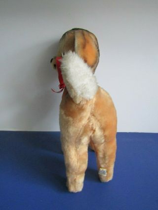 Vtg 1960 ' s Gund Christmas Reindeer Baby Fawn Plush Stuffed Animal 3