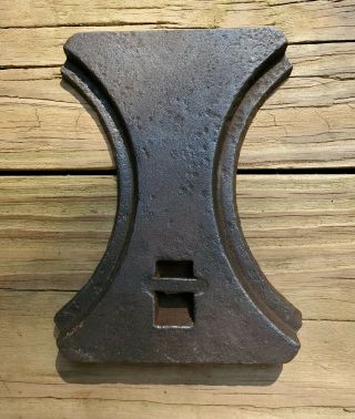 Vintage Antique Cast Iron Wood Stove Burner/lid/cover Spacer 7 " Long 5 " Top