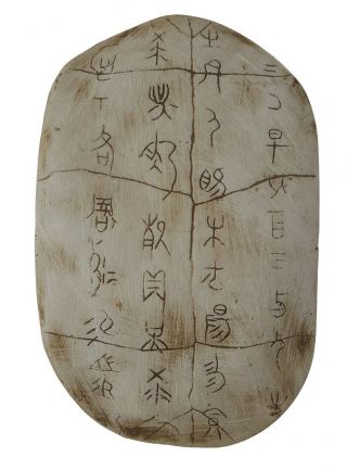 Resin Tortoise Shell Inscriptions / Chinese Ancient Script Oracle Inscription 02