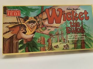Wicket The Ewok Board Game Star Wars Parker Bros.  Complete Vintage