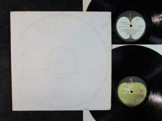 The Beatles White Album Apple Us Vintage Vinyl 2 - Lp Swbo - 101 (vg, )