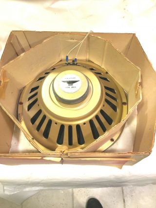 1 Vintage 12 " Speaker - 8 Ohm - Triaxial Full Range 35 To 17,  500 Hz