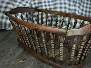Antique Bentwood Cradle.  Early 1900s