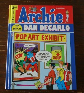 Archie: The Best Of Dan Decarlo Volume 2 Hardcover Hc And Never Read Oop
