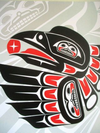 Northwest Coast First Nations native Haida Art Print,  Lon French RAVEN 2