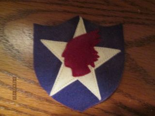 Wwi Us Army 2nd Division Mg Patch Wool