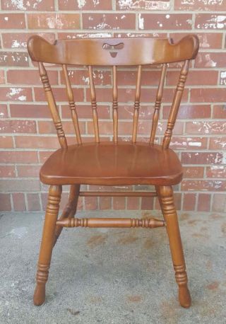 Tell City Mate Dining Chair Hard Rock Maple Colonial Style Andover Finish 2 Avai