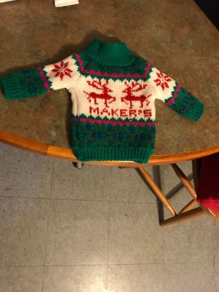 Makers Mark Bottle Sweater