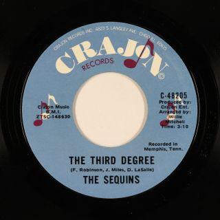 Crossover Soul 45 - Sequins - The Third Degree - Crajon - Vg,  Mp3