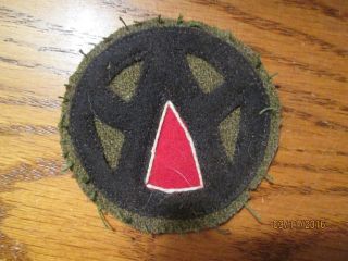Wwi Us Army 89th Division Engineers Patch Wool Aef