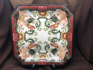 Vintage Hua Ping Tang Zhi Hand Painted Decorative 8” Rooster Plate