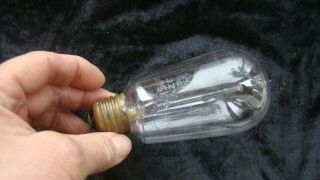 Antique Edison Mazda Light Bulb - Hand Blown 108 V 40 W In