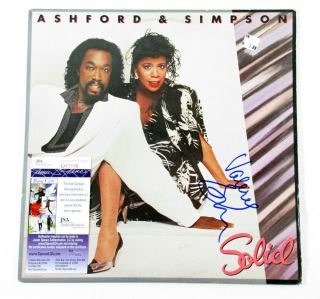 Valerie Simpson Signed Record Album Ashford & Simpson Solid Jsa Auto
