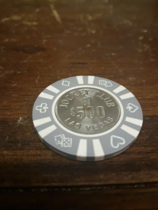 $500 Jockey Club Casino Chip 1983 Las Vegas,  Nevada