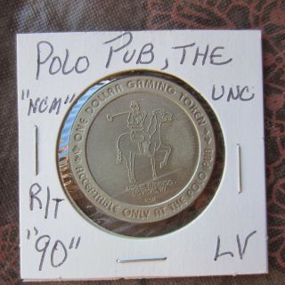 $1.  00 Route Token The Polo Pub Las Vegas,  Nev 1990 Ncm