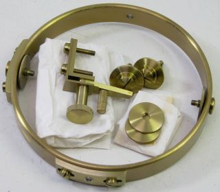 Vintage Hamilton Model 21 Ships Chronometer Deck Clock Brass Case Gimball Parts