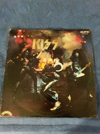 Kiss Alive Lp Record Red Vinyl Pye Love Gun Era