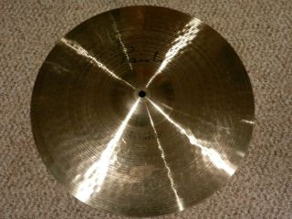 Vintage Paiste Signature Series 16 Inch Full Crash Cymbal Early S/n