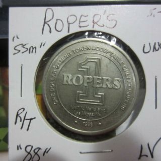 $1.  00 Route Token Roper 
