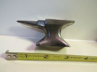 Vintage Miniature Steel Anvil,  3 1/4 " Long