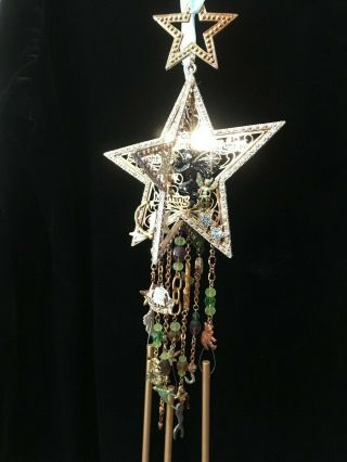 Vintage Kirks Folly Peter Pan Tinkerbell Second Star To The Right Windchime