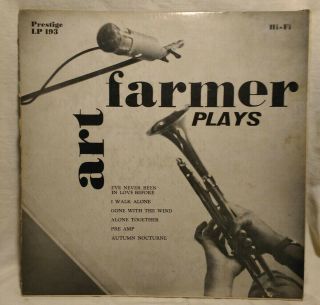 Art Farmer - Plays 10 " - Prestige - Prlp 193 Mono Dg Rvg 446 W 50th Vg