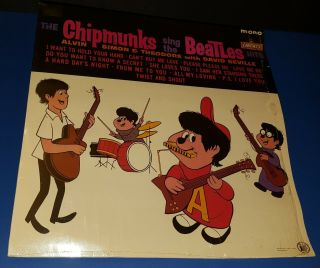 Chipmunks Sing The Beatles Hits Shrink Uk Emi Record Vinyl Un Played