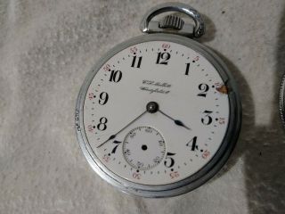 Hamilton 999 Railroad Pocket Watch With Marked Face Private Label 17 Jewel
