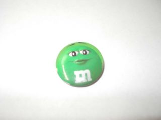 Green M&m Pin Button 1 Inch M&m World Las Vegas
