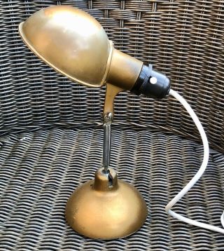 Vintage Metek Folding Clamp On Travel Lamp.
