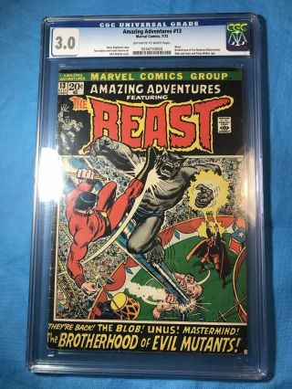 Adventures 11 | Cgc 3.  0 | 1st App.  Of Beast In Fur | Ow/w Pages