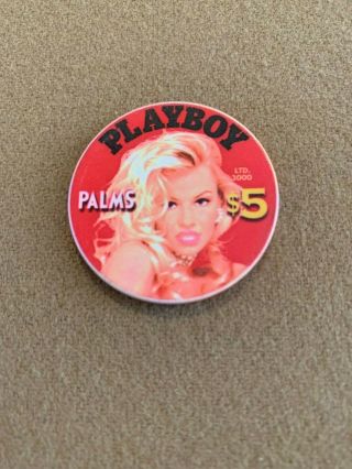 $5 Palms Playboy Vegas (pamela Anderson 2005) Uncirculated