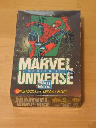 1992 Marvel Universe Series Iii Spiderman - & Factory