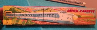 Vintage Friction Express Tin Toy 28 " Japan W Box Euc