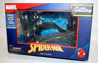 Fcbd 2019 Diamond Select Marvel Gallery Symbiote Spider - Man Pvc Statue