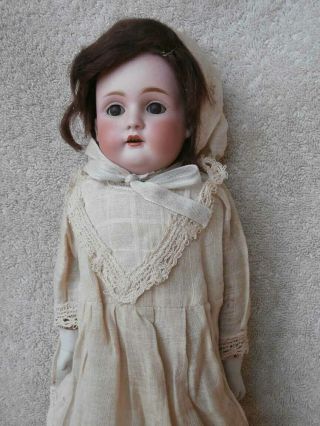 Darling Antique German Kestner 166 Bisque Head Doll 15 " As Found All