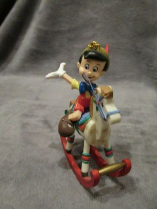Enesco Pinocchio Holiday toy ride ornament 2