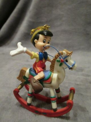 Enesco Pinocchio Holiday toy ride ornament 3