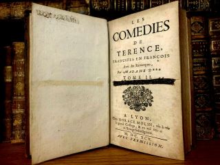 1695 Comedies Of Publius Terentius Roman Drama Plays