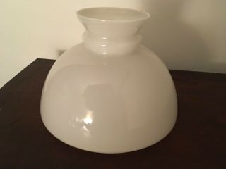 Vintage Milk Glass Lamp Shade 10” Fitter Height 7”