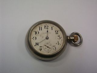 1897 Hamilton 18 Size 17 Jewel Open Face Pocket Watch Model 2 / Grade: 927