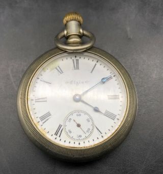 Antique Elgin Pocket Watch 17 Jewels Dueber Case