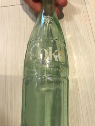 Coca Cola 16 Ounce Bottle My Dad Found This While Dredging For Our Boat Lift