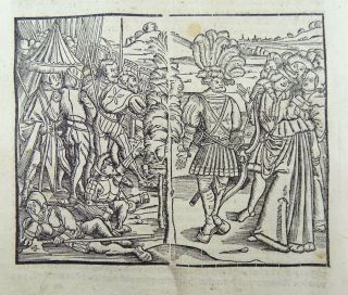 1514 Livy - Post Incunabula Woodcut Romans Take Up Arms