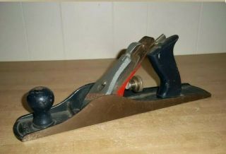 Vintage Stanley Handyman Wood Plane Made In Usa 14 Inches