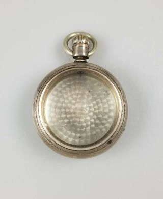 Antique 18s Railroad Pocket Watch Case - Waltham Coin Silver – 104 Grams Scrap