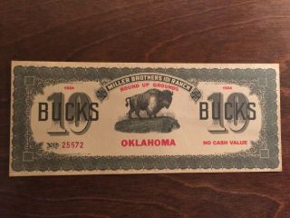 1924 - Miller Brothers 101 Ranch 10 Bucks - Round Up Grounds Oklahoma