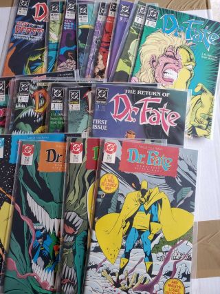 Dc Comics Dr.  Fate 1987 1 - 4 1 - 16 1988 Nm Bagged